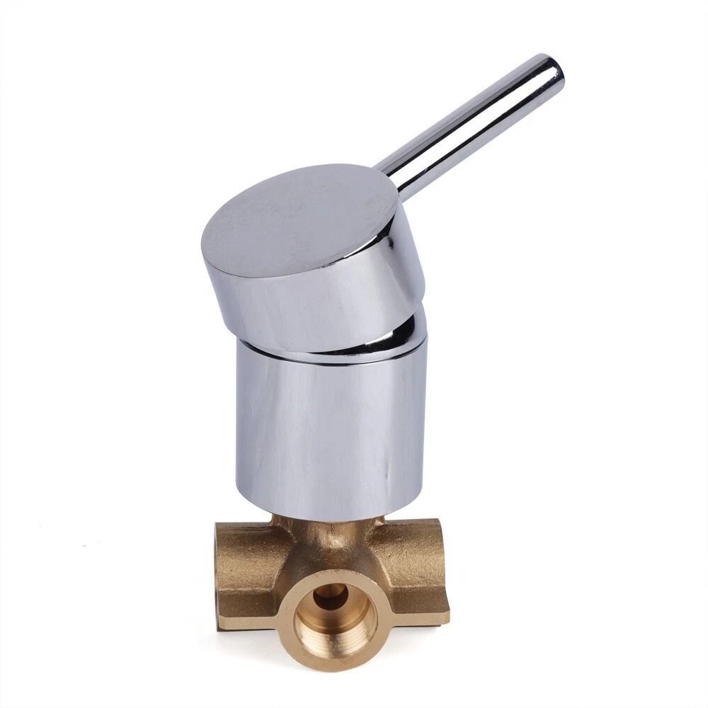 Premium Brass Wall Mount Shower Faucet Mixer With Single Handle Shower Control Hot Cold Valve 5