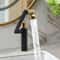 Modern Waterfall Bathroom Faucet Single Handle Vanity Mixer Dual Function 0