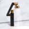 Modern Waterfall Bathroom Faucet Single Handle Vanity Mixer Dual Function 8
