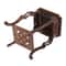Hand Carved Square Bonsai Display Stand Oriental Tree Root Base 1