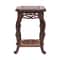 Hand Carved Square Bonsai Display Stand Oriental Tree Root Base 8