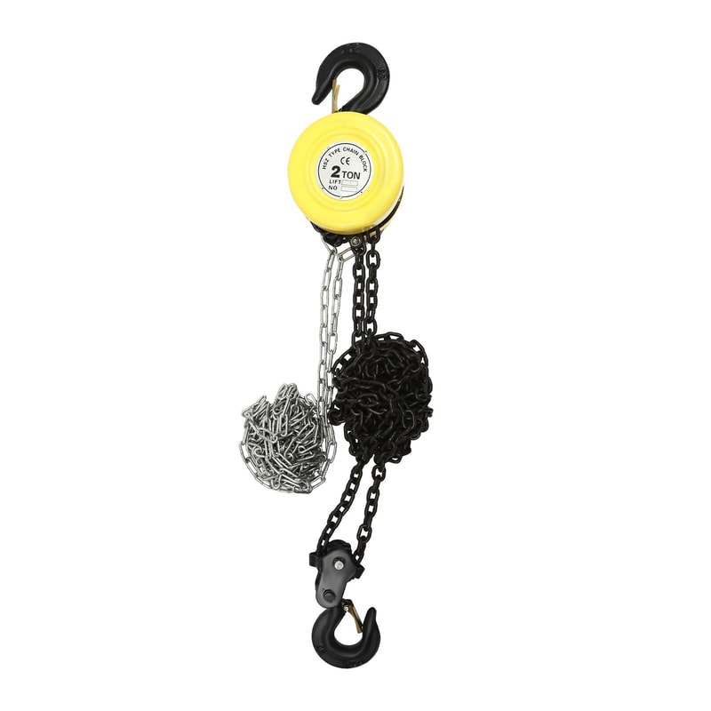 Heavy Duty 2 Ton Manual Hand Chain Hoist Lift Industrial Chain Block 10