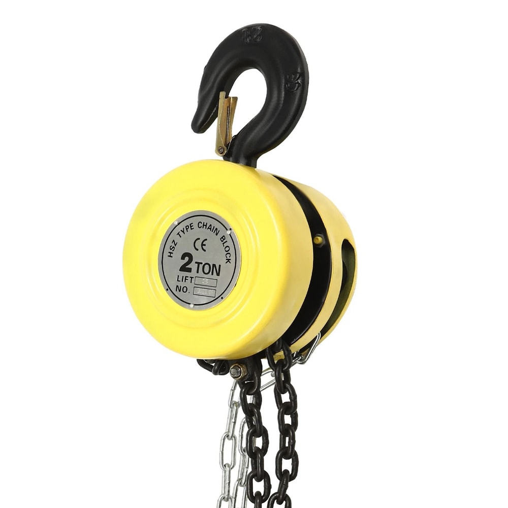 Heavy Duty 2 Ton Manual Hand Chain Hoist Lift Industrial Chain Block 12
