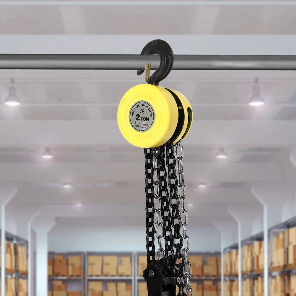 Heavy Duty 2 Ton Manual Hand Chain Hoist Lift Industrial Chain Block 1