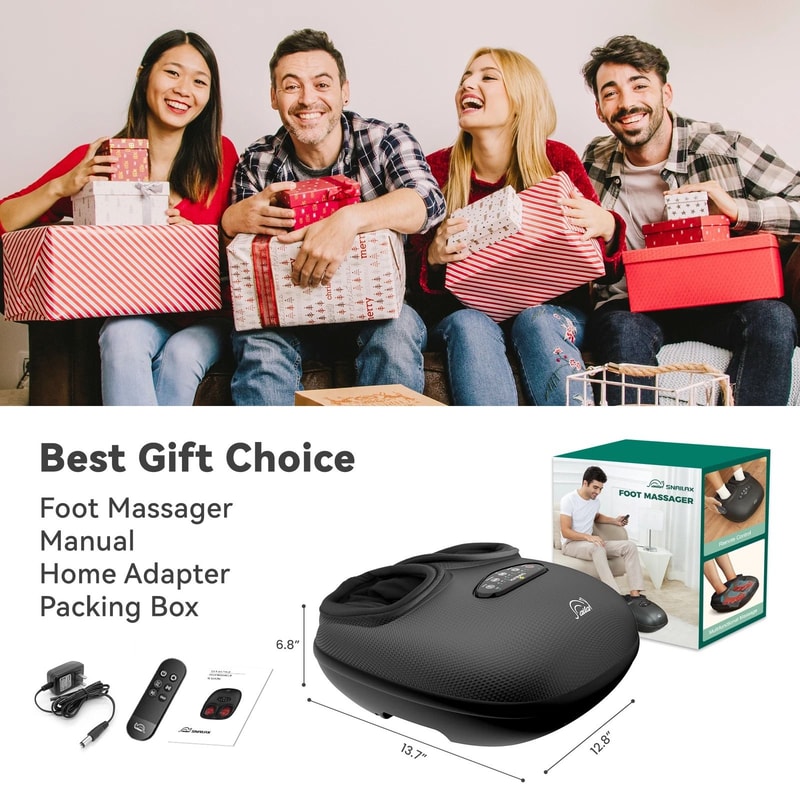 Premium Shiatsu Foot Massager With Heat Deep Kneading Therapy 1