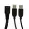 USB Y Splitter Cable Dual USB Power Adapter 1