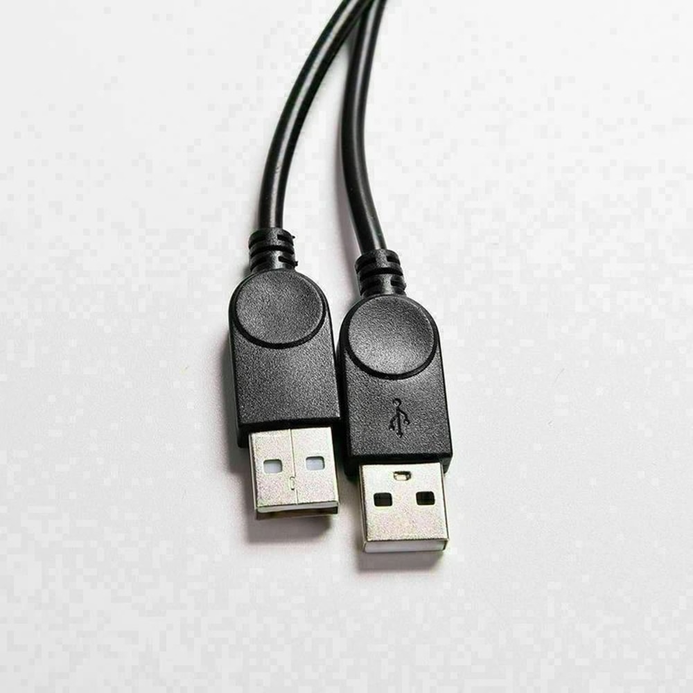 USB Y Splitter Cable Dual USB Power Adapter 4