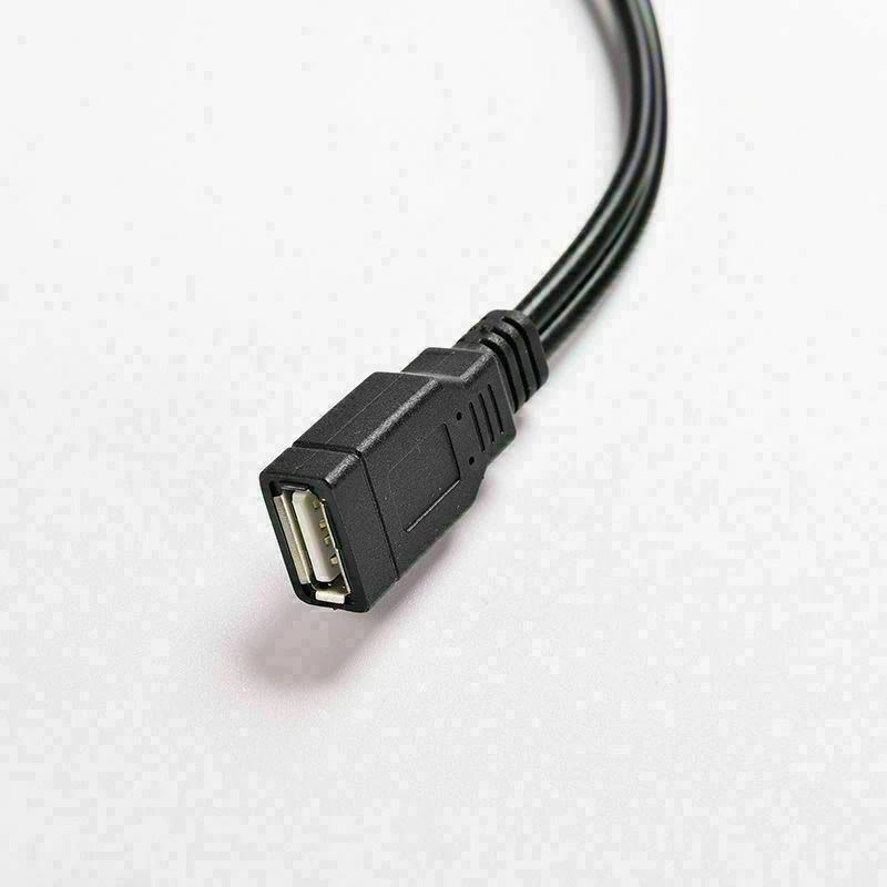 Premium USB Y Adapter Power Splitter Cable Female To Dual USB Male Connector 6