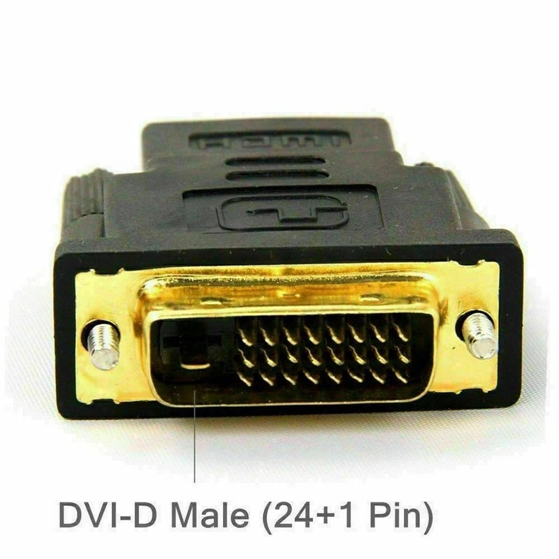 Premium DVI To HDMI Adapter For Display DVI D To HDMI Connector 5