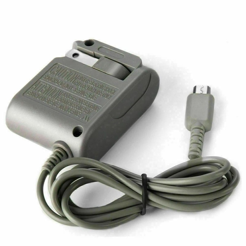 Nintendo DS Lite AC Adapter Wall Charger Fast Charging Replacement Cable 2