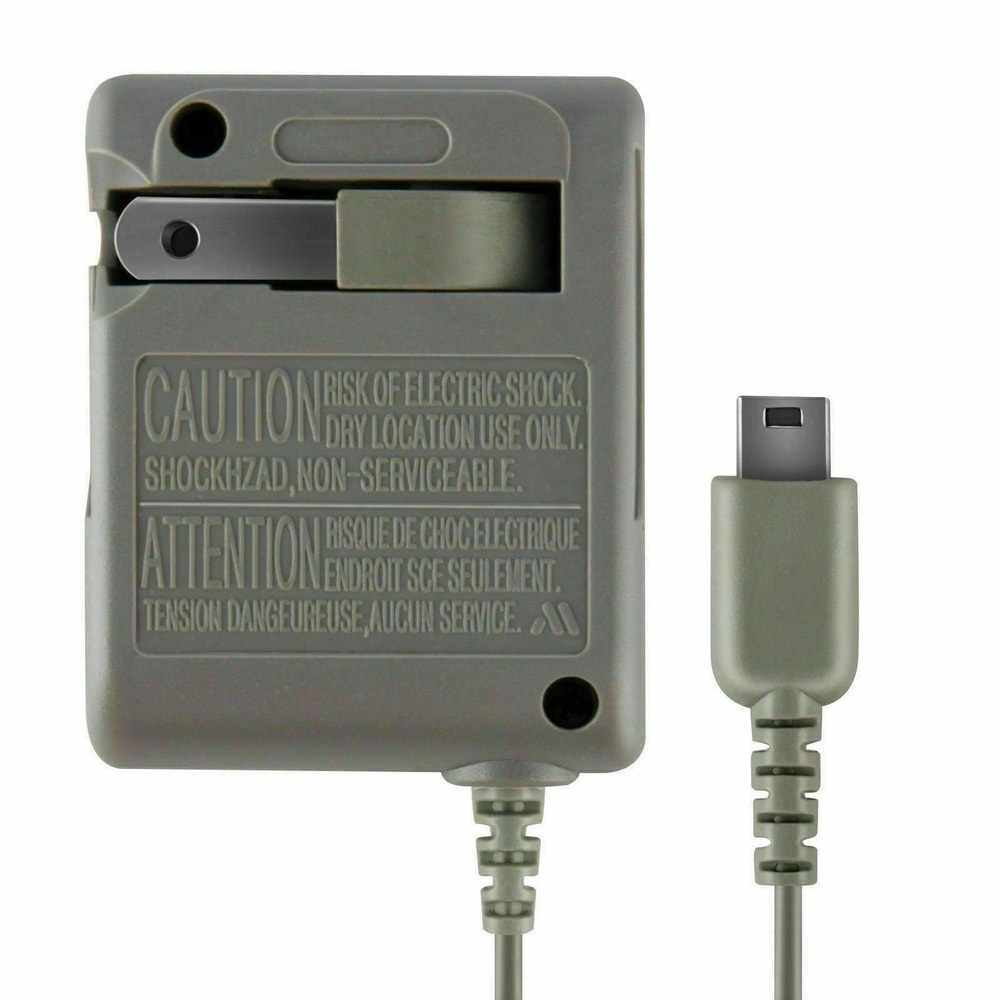 Nintendo DS Lite AC Adapter Wall Charger Fast Charging Replacement Cable 3