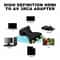Premium HDMI To RCA AV Converter Adapter HDMI Male To 3 RCA Female Composite Audio Video 9