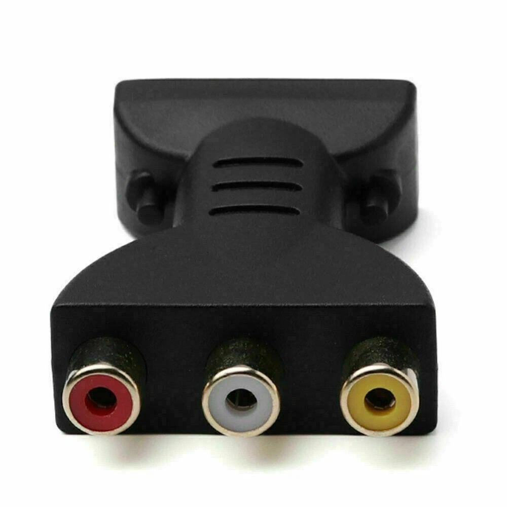 Premium HDMI To RCA AV Converter Adapter HDMI Male To 3 RCA Female Composite Audio Video 2