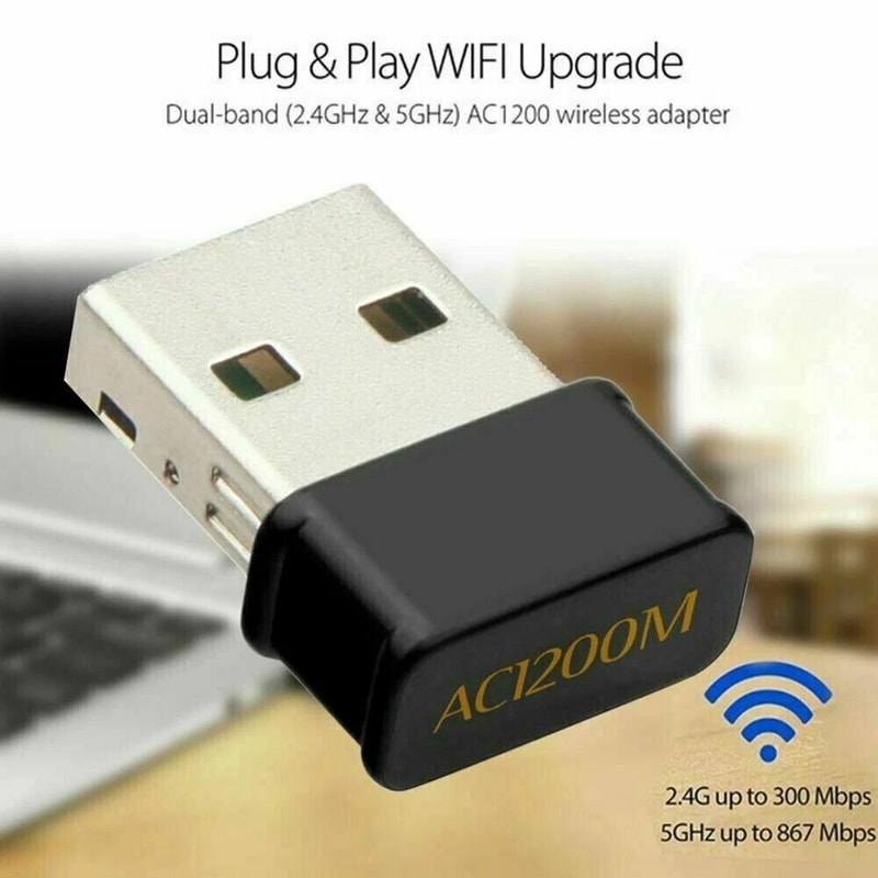 High Speed Wireless USB Adapter For PC Dual Band WiFi 9