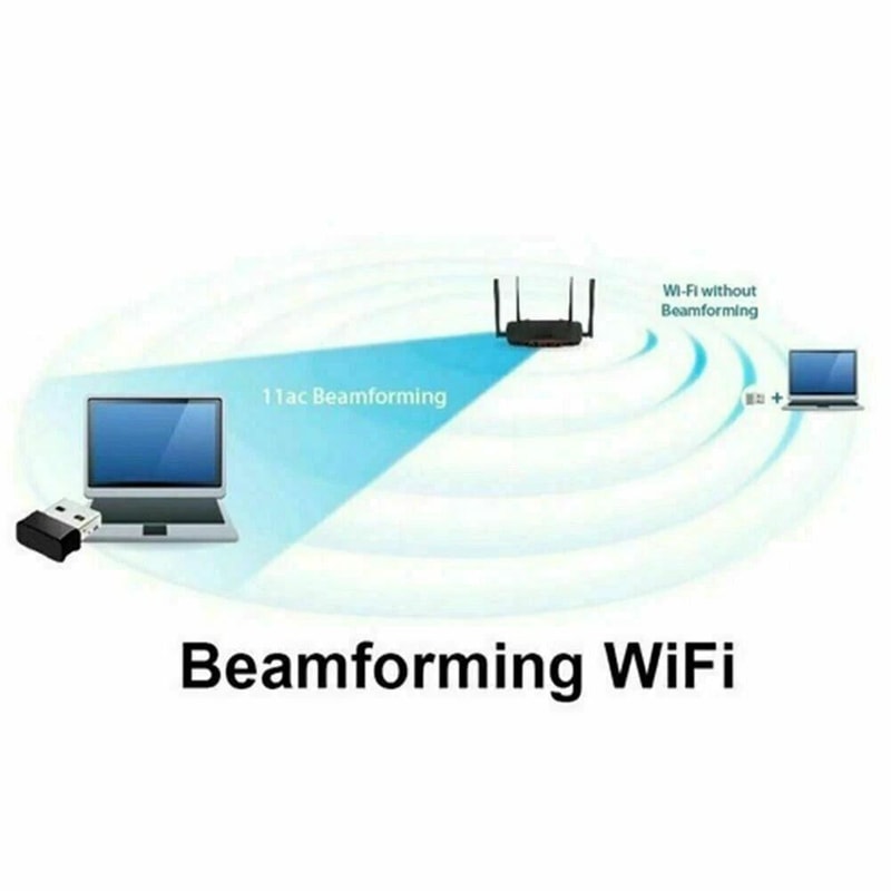 High Speed Wireless USB Adapter For PC Dual Band WiFi 5