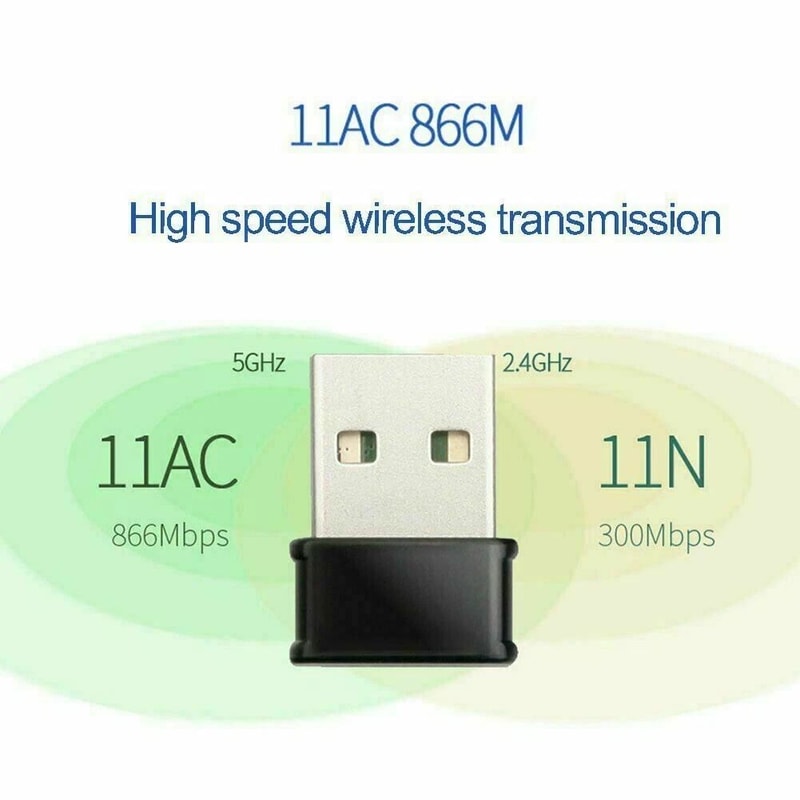 High Speed Wireless USB Adapter For PC Dual Band WiFi 6