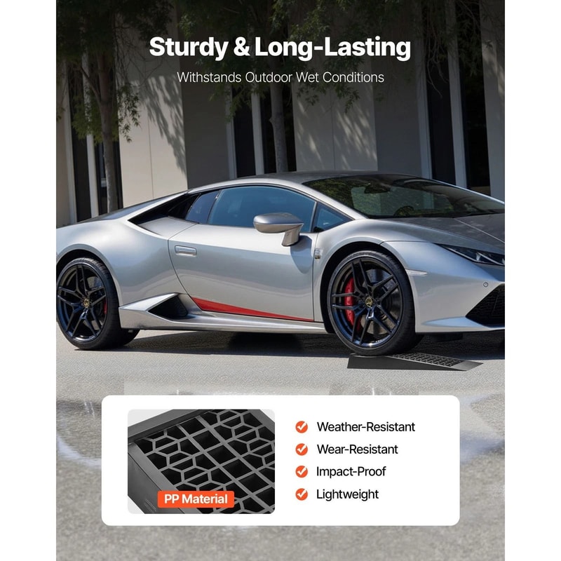 Heavy Duty Low Profile Car Ramps Set Capacity Car Service Ramps 7