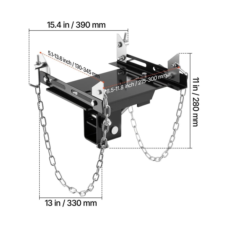 Heavy Duty Transmission Jack Adapter Conversion Floor Jack Accessory For Safe Gearbox Lifting 4