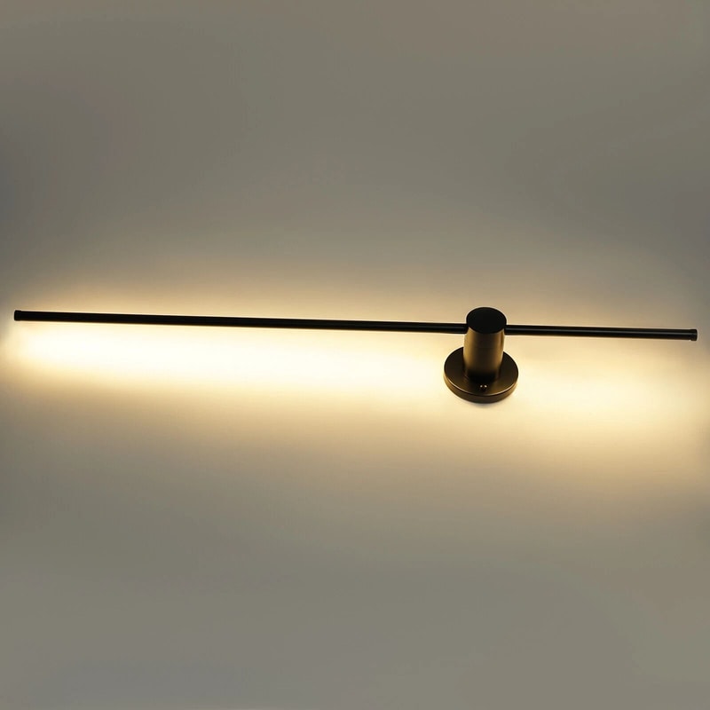 Modern LED Linear Wall Lamp Sleek Black LED Wall Sconce For Ambient Home Lighting 10
