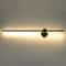 Modern LED Linear Wall Lamp Sleek Black LED Wall Sconce For Ambient Home Lighting 11