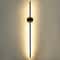 Modern LED Linear Wall Lamp Sleek Black LED Wall Sconce For Ambient Home Lighting 12