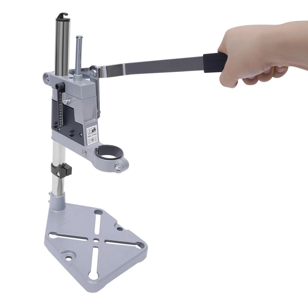 Heavy Duty Portable Drill Press Stand With Adjustable Floor Mount Table For Hand Drill 8