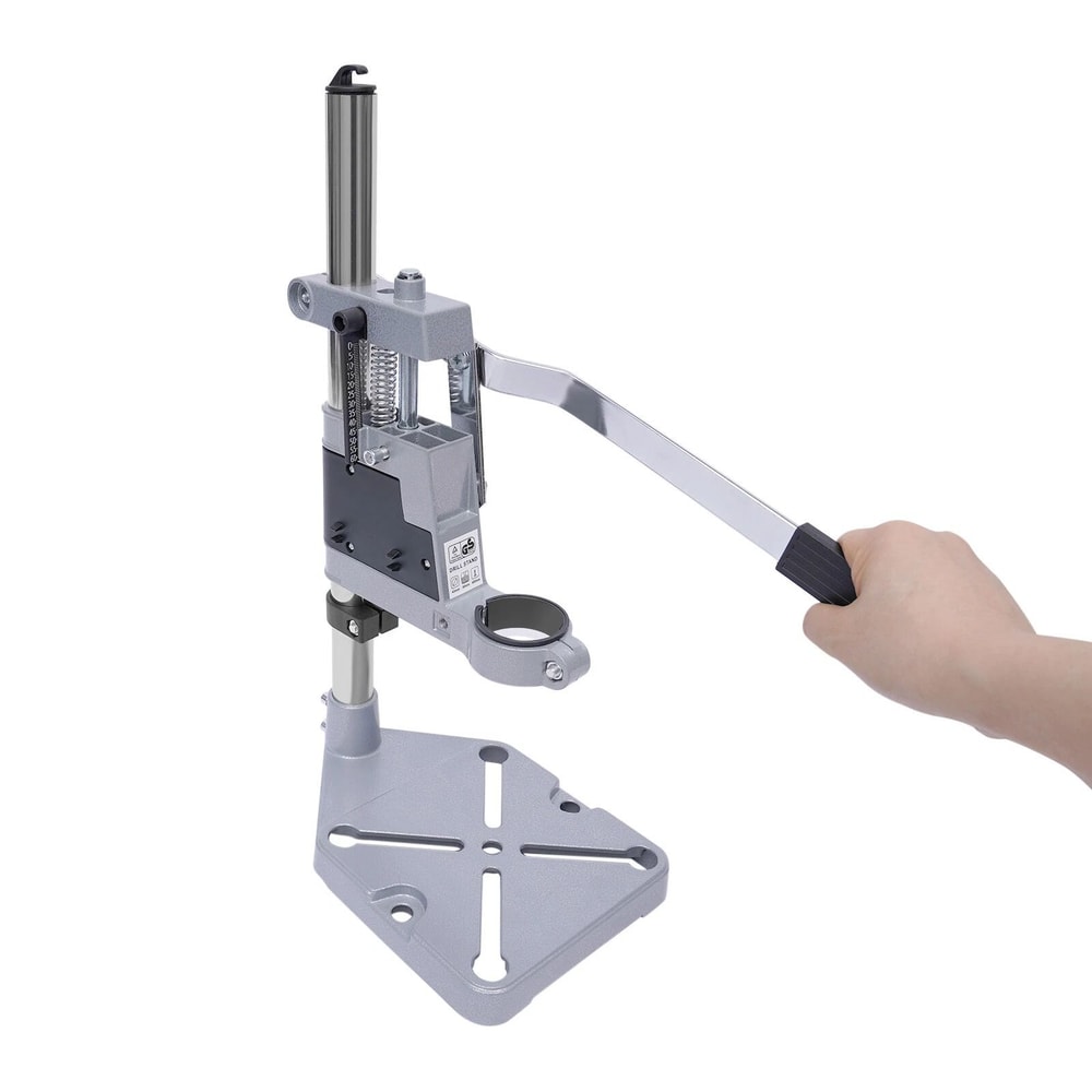 Heavy Duty Portable Drill Press Stand With Adjustable Floor Mount Table For Hand Drill 9
