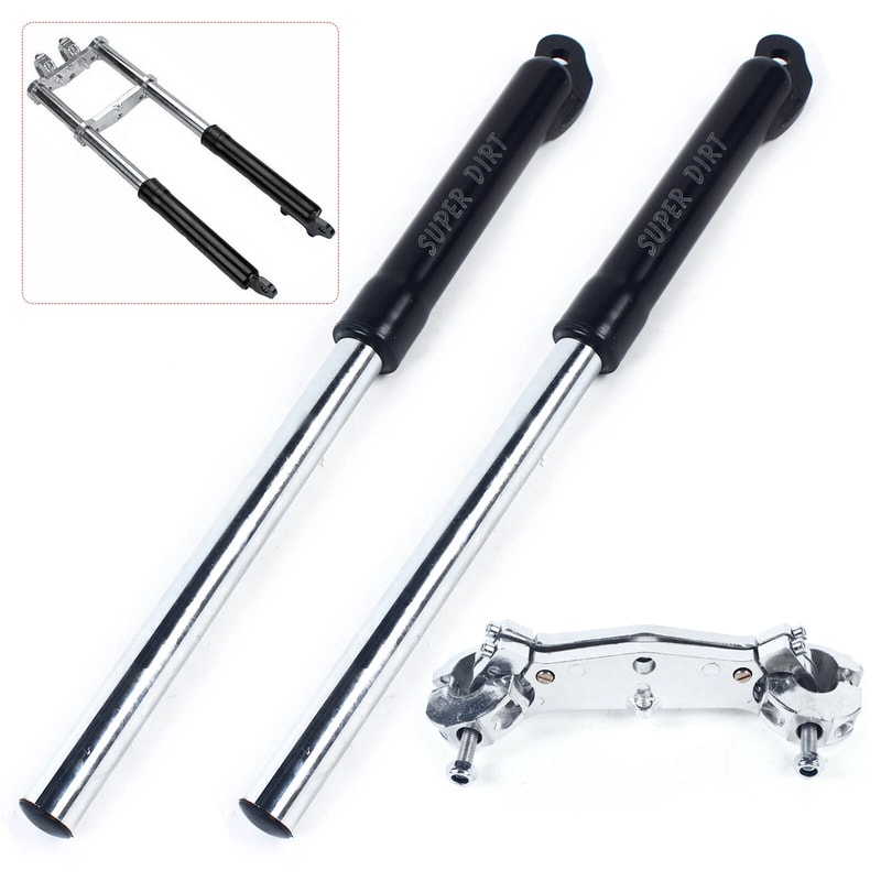 2 Stroke Front Fork Shock For Mini Dirt Bike Triple Suspension Upgrade 1