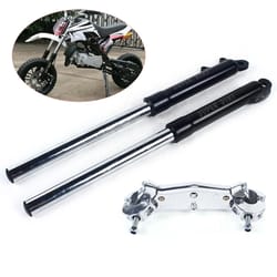 2 stroke front fork shock for mini dirt bike triple suspension upgrade