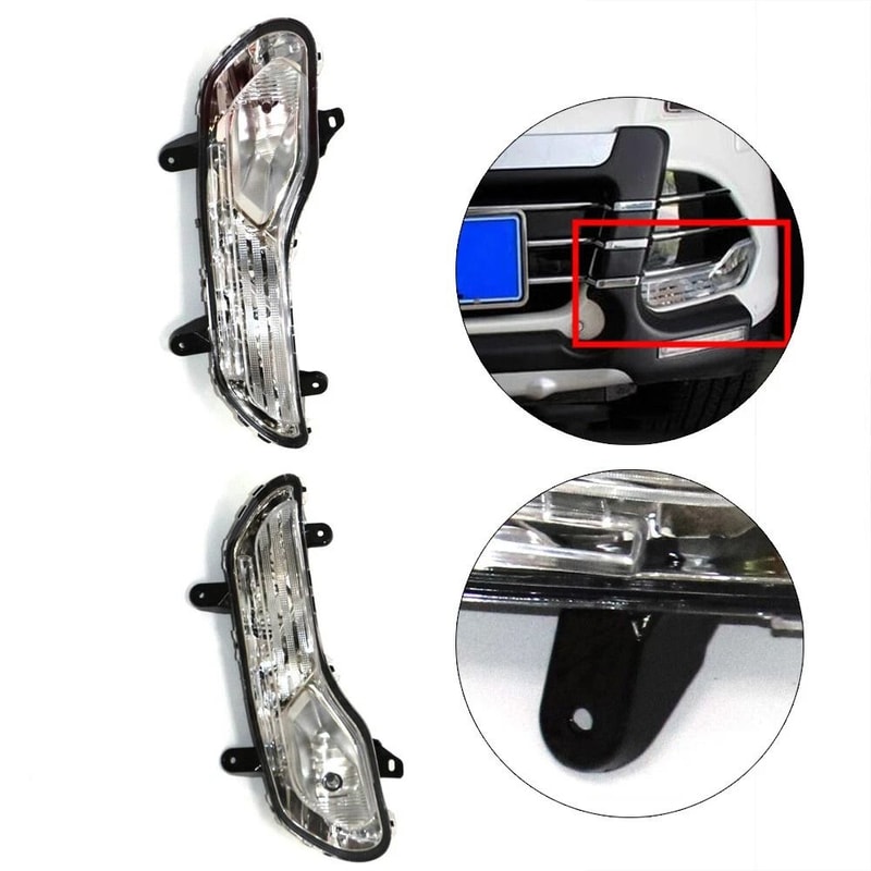 Premium Ford Escape Fog Lights Turn Signal Lamp Pair 11