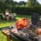 Premium Stainless BBQ Rotisserie Kit With Forks Rods Battery Powered Motor 1