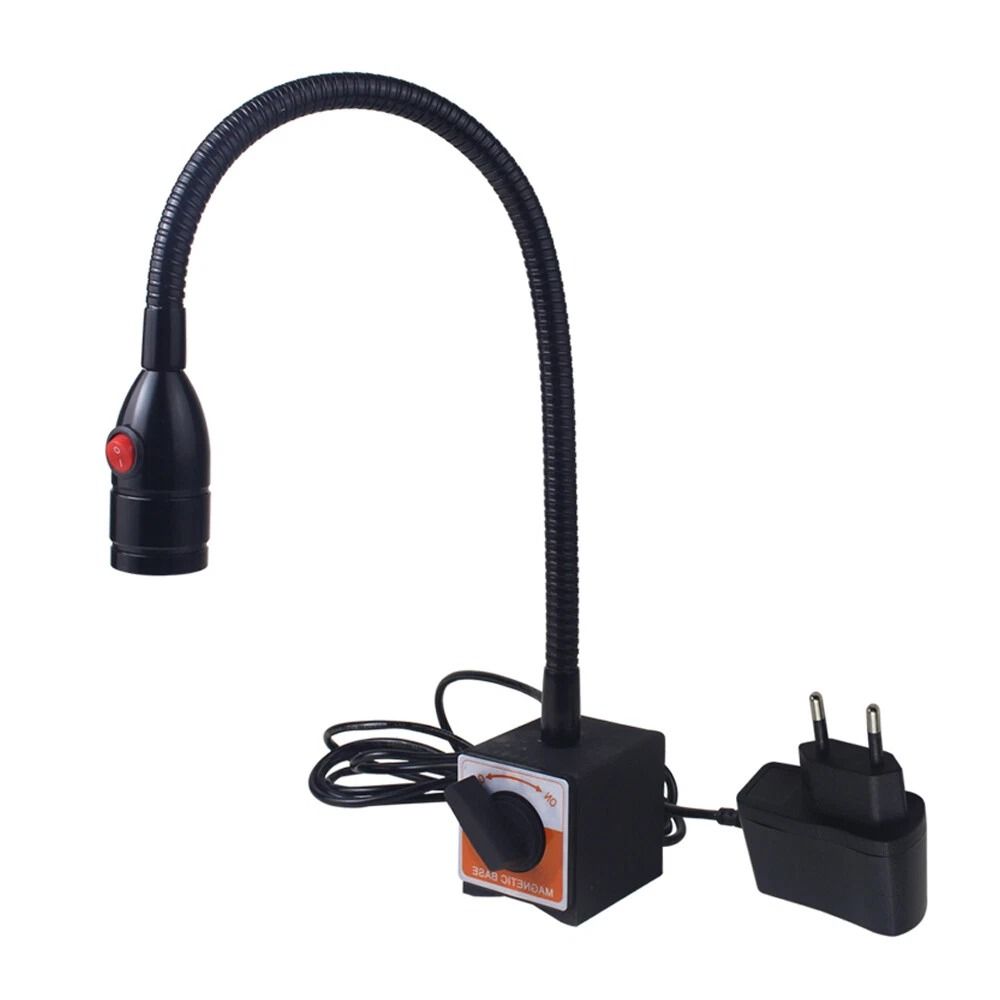Premium Magnetic Base LED Work Light With Flexible Gooseneck For CNC Machine Tools 6