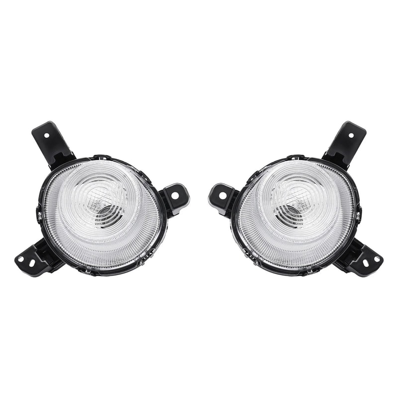 Premium Front Bumper Kia Forte Fog Lights Halogen Replacement Pair 11
