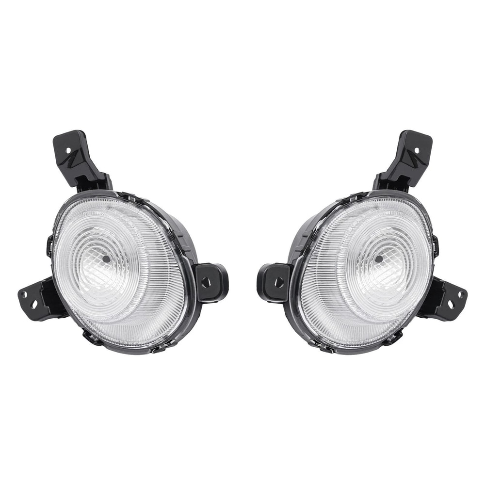 Premium Front Bumper Kia Forte Fog Lights Halogen Replacement Pair 12