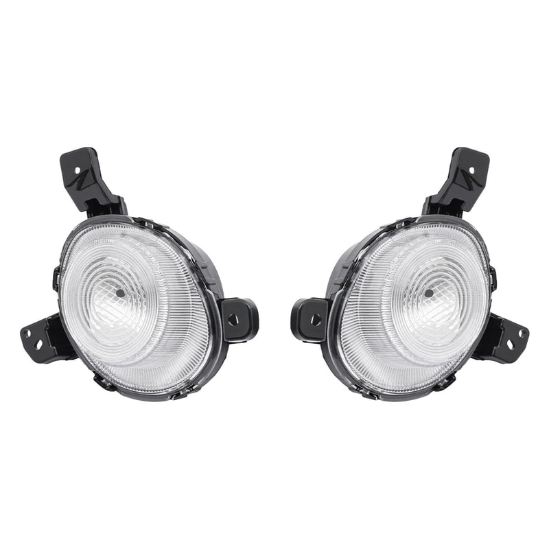 Premium Front Bumper Kia Forte Fog Lights Halogen Replacement Pair 12