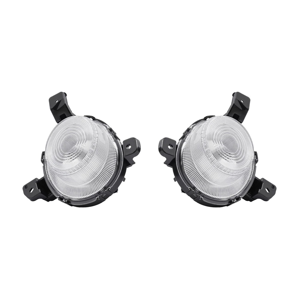 Premium Front Bumper Kia Forte Fog Lights Halogen Replacement Pair 6