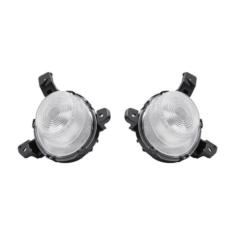 Premium Front Bumper Kia Forte Fog Lights Halogen Replacement Pair 6