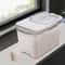 Premium Rice Dispenser Storage Container Airtight Dry Food Grain Organizer With Measuring Cup 0