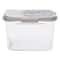 Premium Rice Dispenser Storage Container Airtight Dry Food Grain Organizer With Measuring Cup 5