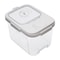 Premium Rice Dispenser Storage Container Airtight Dry Food Grain Organizer With Measuring Cup 7