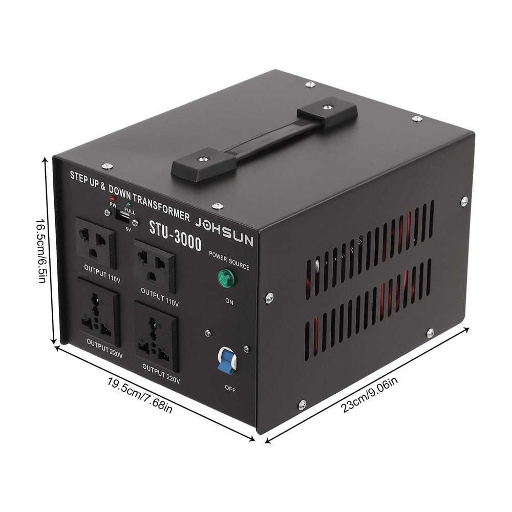 Heavy Duty Voltage Transformer Step UpDown Power Converter 16