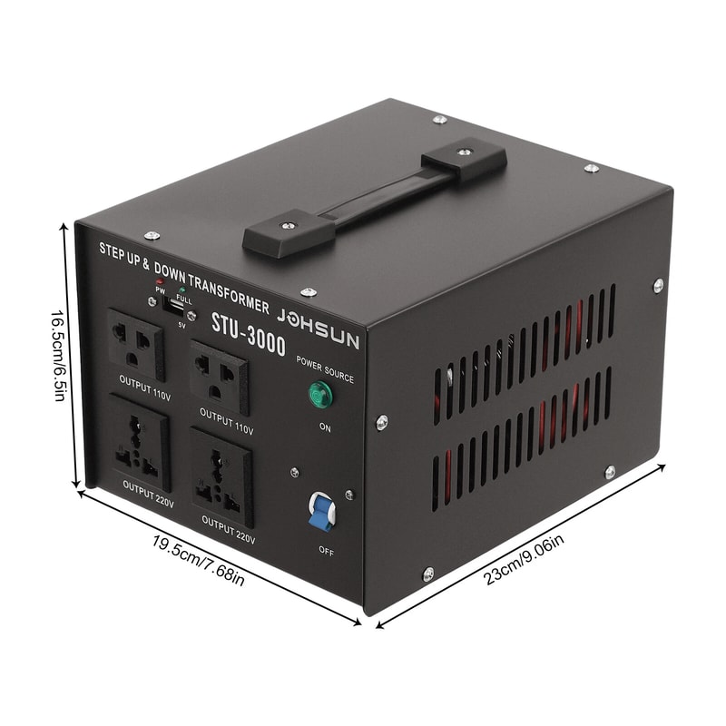 Heavy Duty Voltage Transformer Step UpDown Power Converter 16