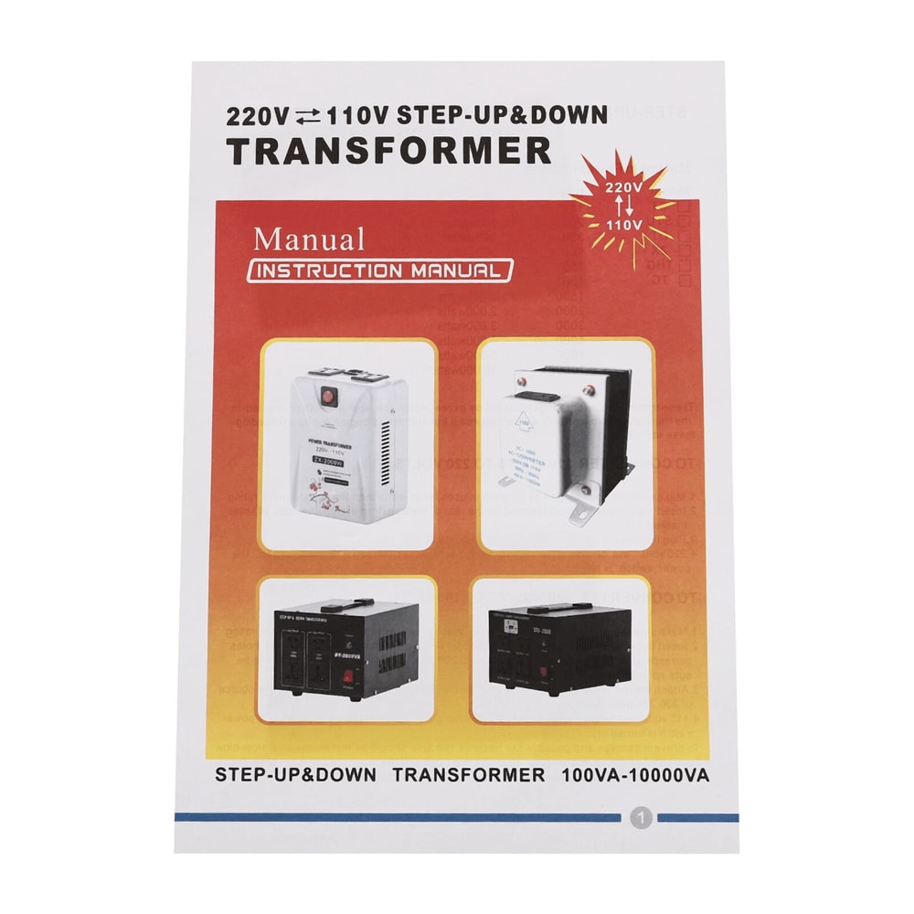 Heavy Duty Voltage Transformer Step UpDown Power Converter 3