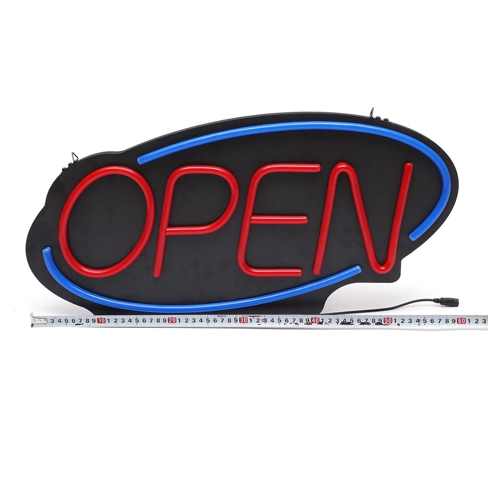 Premium LED Open Business Sign Ultra Bright Illuminated Store Bar Display 7
