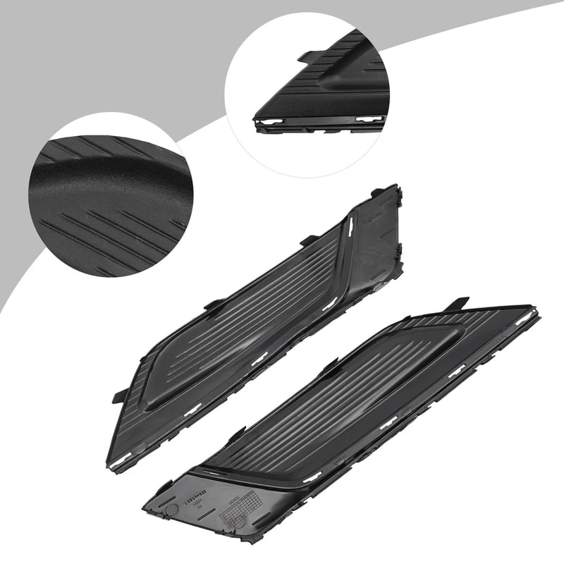 Premium Front Fog Light Cover Set For Ford Fusion Driver Passenger Side Front Fog Light Cover 7