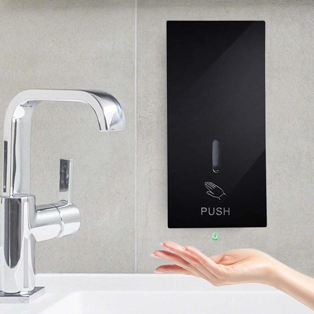 Wall Mounted Soap Dispenser Manual Liquid Gel Bathroom Pump 0