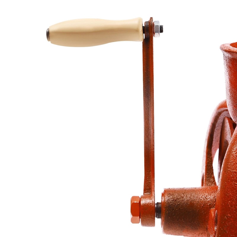 Heavy Duty Manual Farm Corn Sheller Machine Cast Iron Wood Hand Crank Shelling Tool 1
