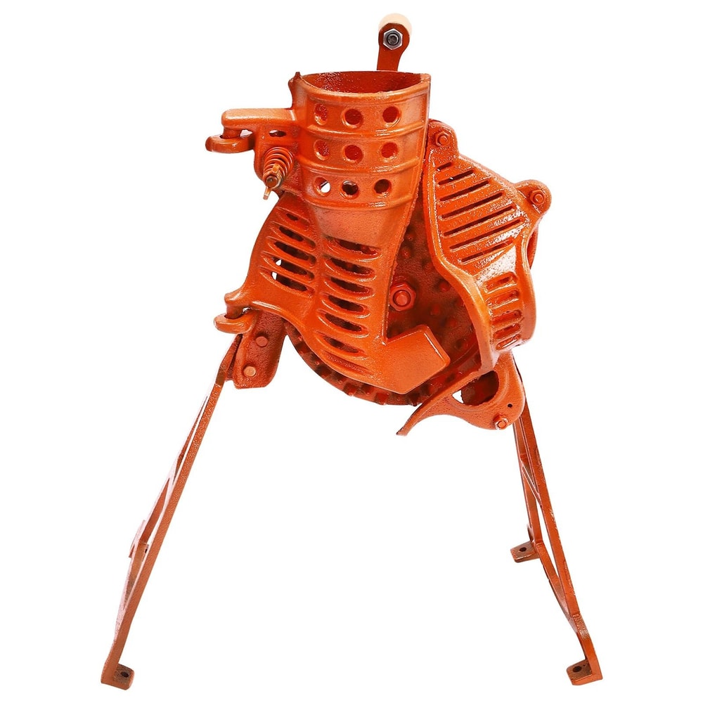 Heavy Duty Manual Farm Corn Sheller Machine Cast Iron Wood Hand Crank Shelling Tool 4