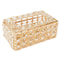 Premium Crystal Tissue Box Cover Napkin Dispenser Organizer With Paper Storage 3