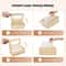 Premium Crystal Tissue Box Cover Napkin Dispenser Organizer With Paper Storage 11